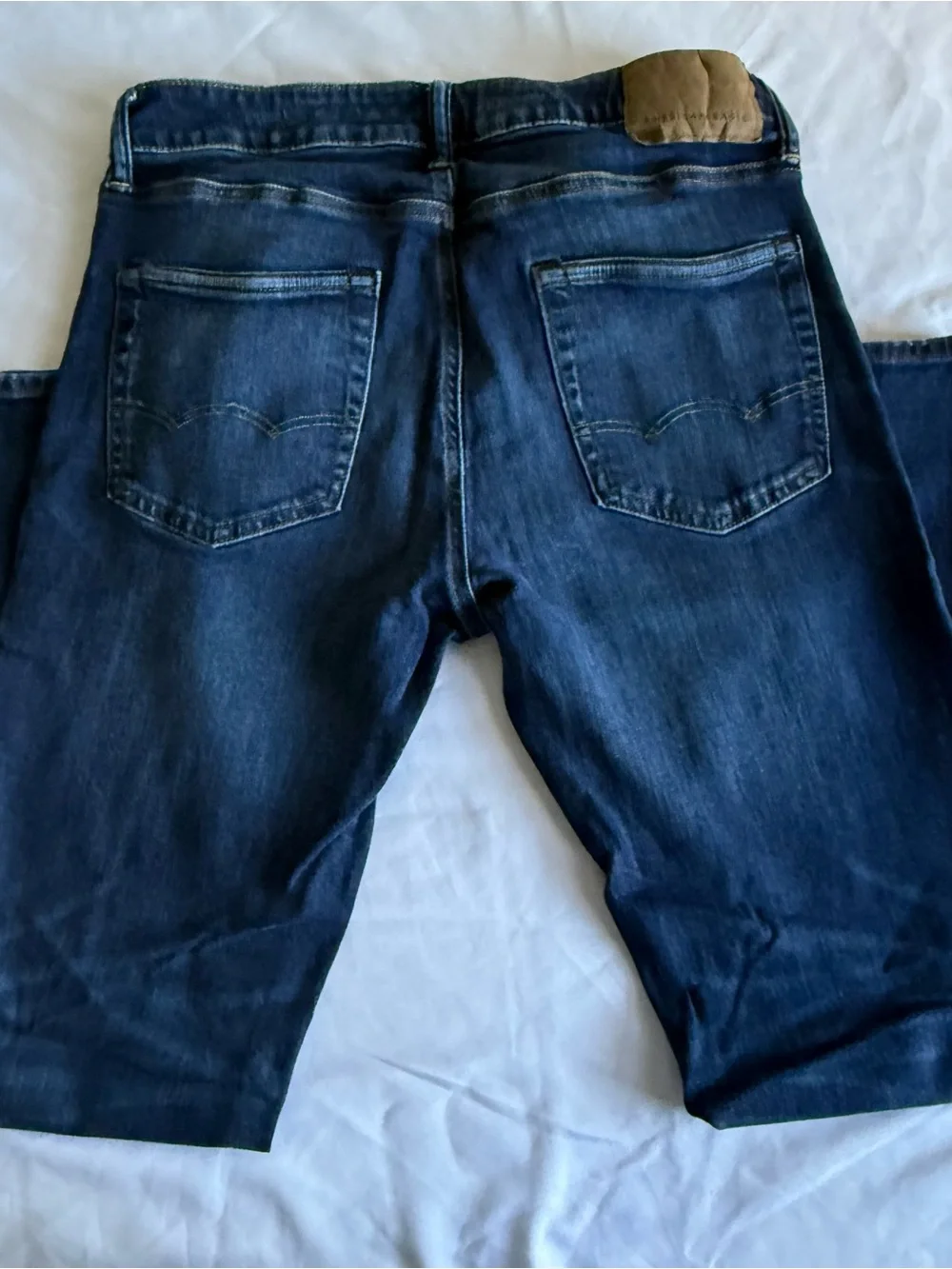 Men’s American Eagle Outfitters Dark Blue Slim Straight Fit